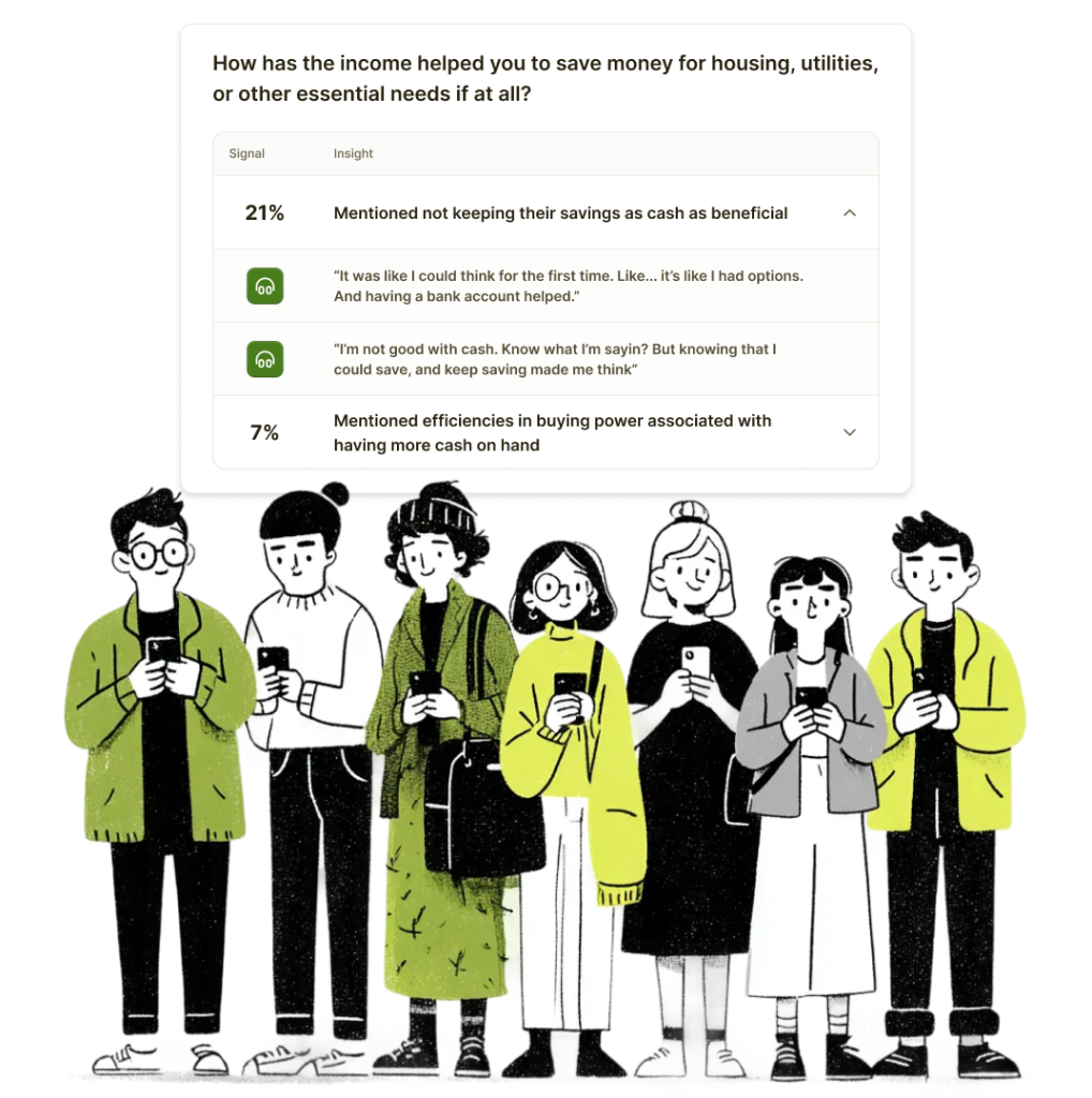 EFL survey interface showing adaptive follow-up questions