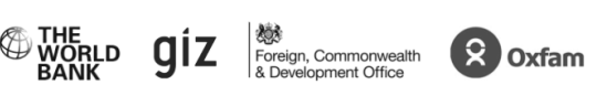 World Bank, GIZ, Foreign Commonwealth & Development Office, Oxfam
